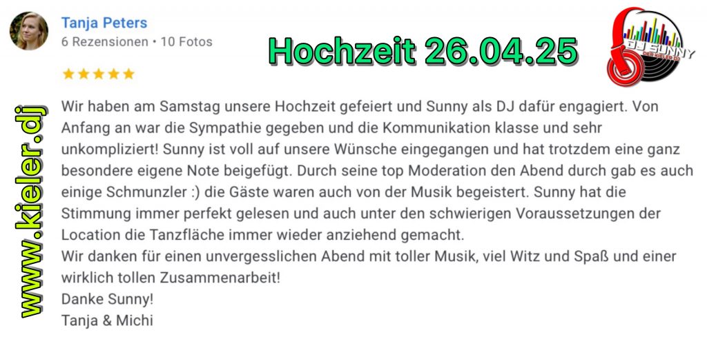 DJ Sunny Feedbacks 2025