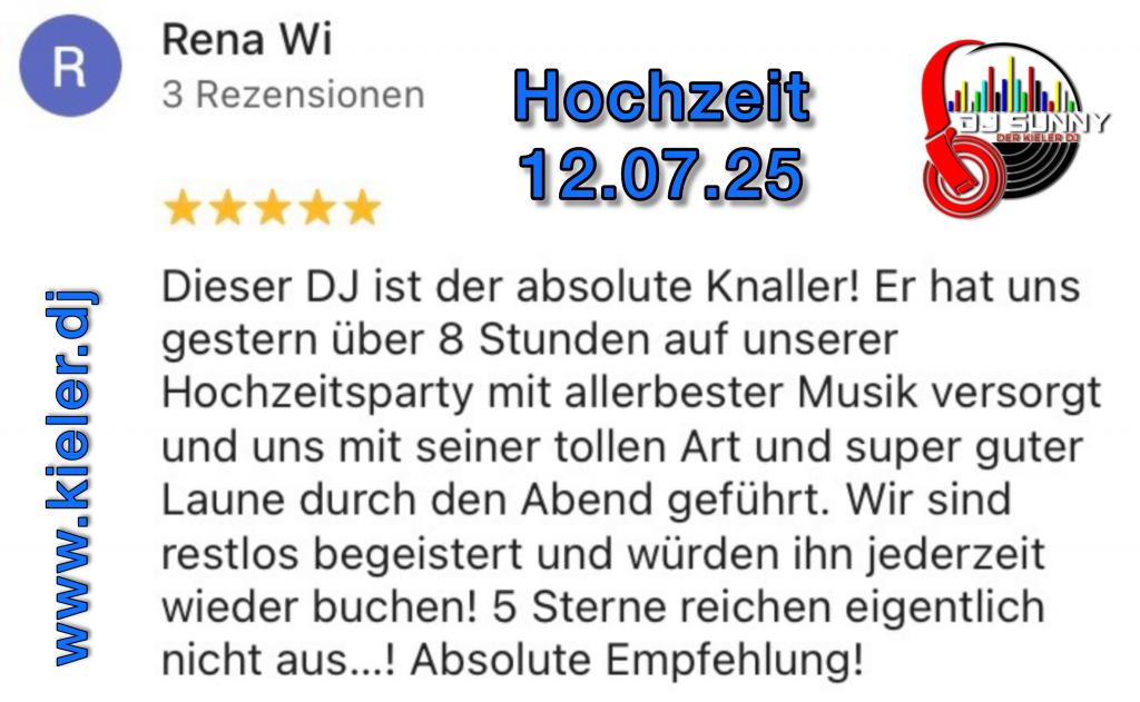 DJ Sunny Bewertung