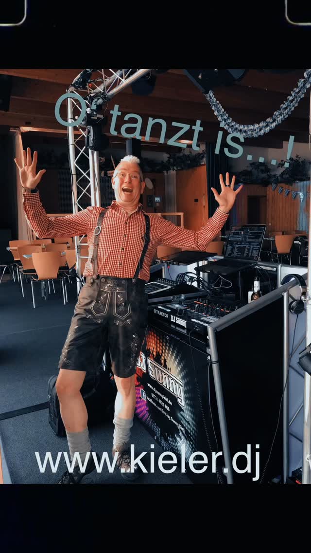 O‘ tanzt is !!!!
Heute ist mal wieder Oktoberfest-Zeit. Endlich wieder rein in die Lederhose. Wenn schon Oktoberfest, dann auch im richtigen Outfit.

Und so Feier ich heute das Oktoberfest so bayrisch wie es nur geht zusammen mit den Gästen bei der Freiwilligen Feuerwehr Schönkirchen.
Also: Musik an und die Krüge hoch!
.
Sunny Times - Euer DJ Sunny 
.
.
P.S.: ihr plant eure Feier? Lasst uns doch mal unverbindlich drüber sprechen!
.
.
.
.
.
.
.
.
.
#djsunny #djsunnykiel #hochzeit #kiel #kielerdj #kielerleben #kielerförde #hochzeitsdj #eventdj #hochzeit2026 #hochzeit2027 #hochzeit #rendsburg #neumünster #eckernförde #plön #badsegeberg #heiraten #feiern #geburtstagsfeier #eventdj #sunny #wedding #weddingdj #musikfacharbeiter #sunnytimes #ballroom #ballroomdj #standardtanzen #latein