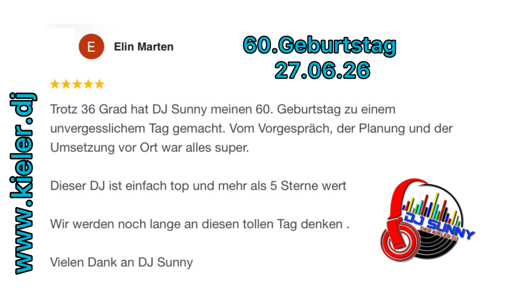 DJ Sunny Bewertung