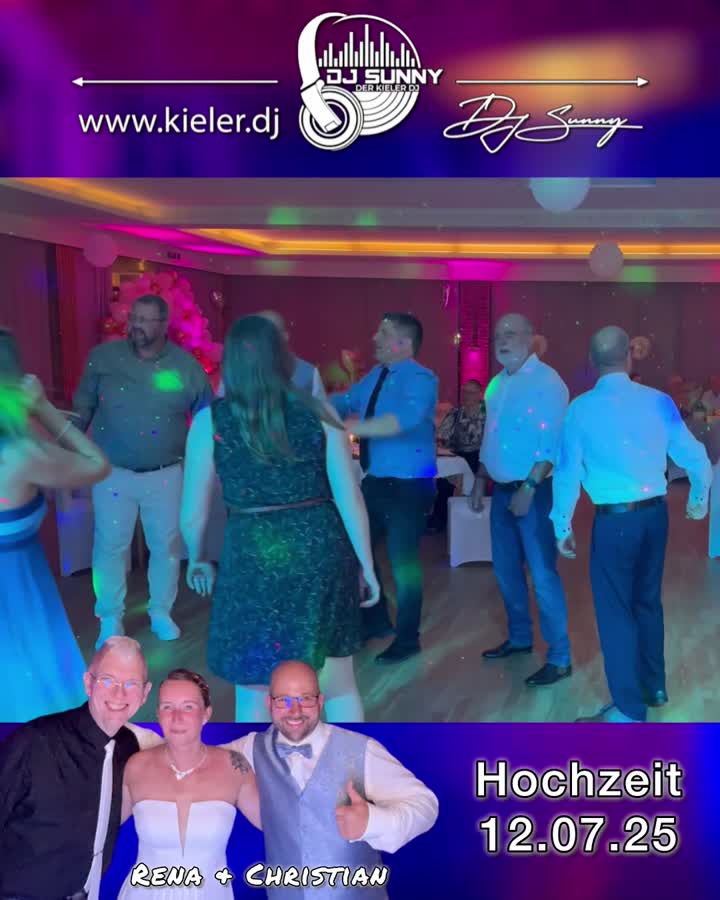 Standbild aus der Hochzeitsfeier von Rena und Christian